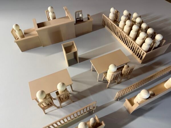 IMG_4435 Courtroom Diorama Play Set